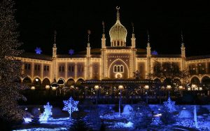 exotic christmas light display in denmark