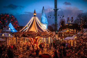 christmas market in copenhagen denmark